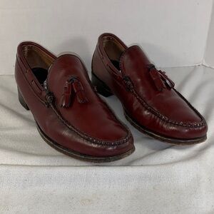 Sebago Men's Tassel Loafers in Burgundy